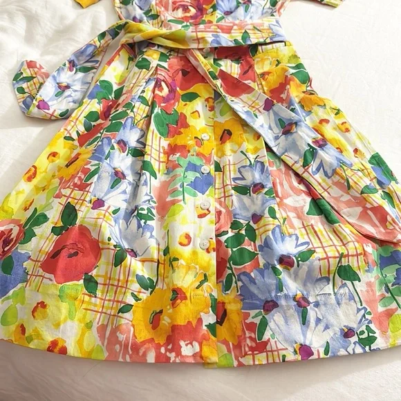 France’s Valentine Bella Picnic Cotton Shirtdress size XS - Picture 6 of 10